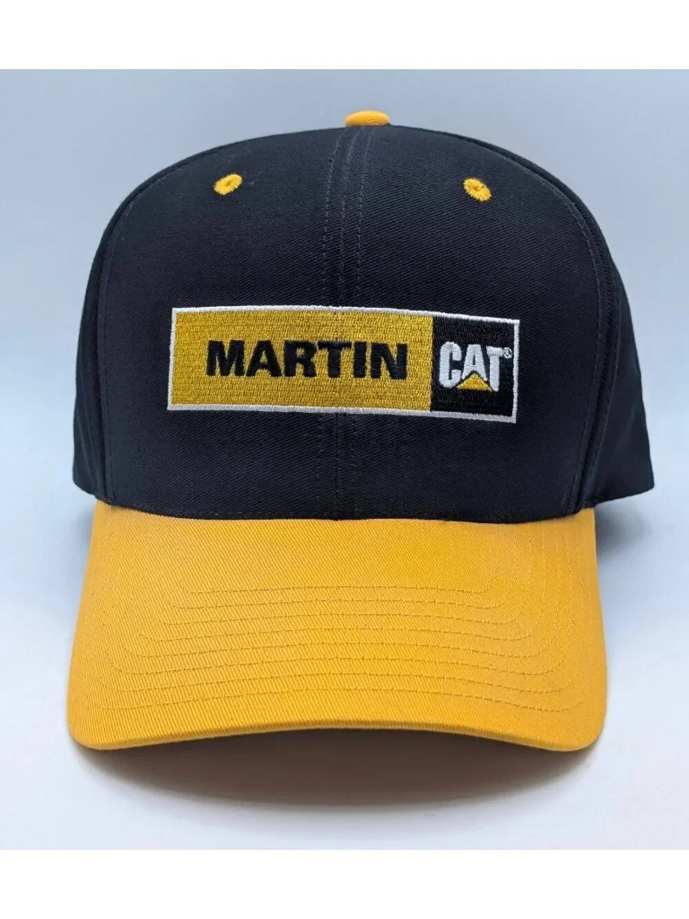Caterpillar Martin CAT Equipment Trucker Snapback Cap Hat Work Wear Construction